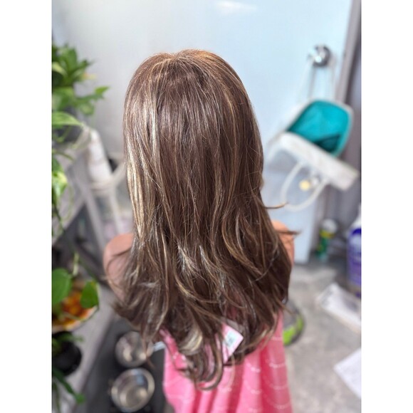 Estetica Wigs - Peace color CARAMELKISS | Golden Brown w/ Light Copper Blonde Hi main image 5